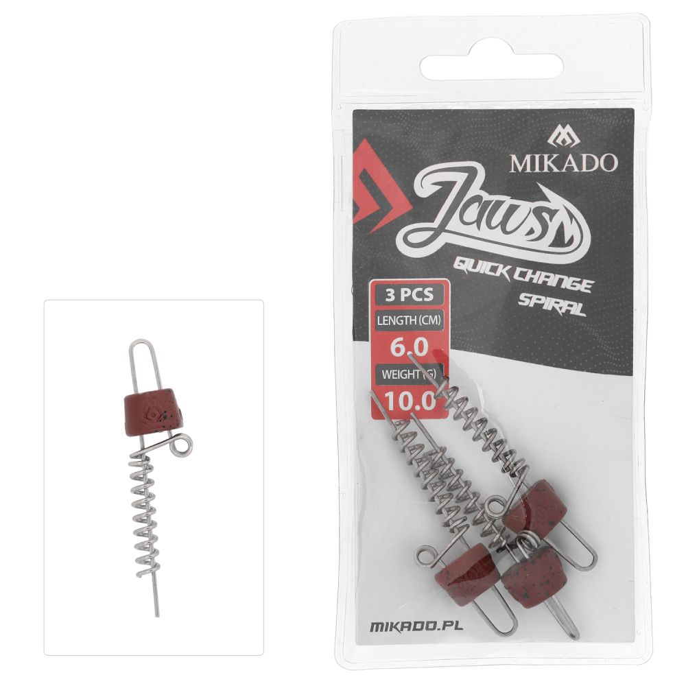 Mikado Screw Jaws Quick Change Spiral 10g 6cm