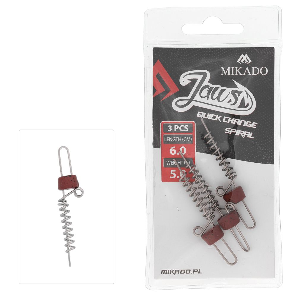 Mikado Screw Jaws Quick Change Spiral 5g 6cm