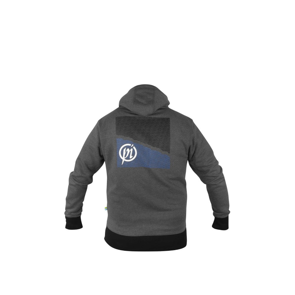 Preston Innovations Grey Zip Hoodie detail 2