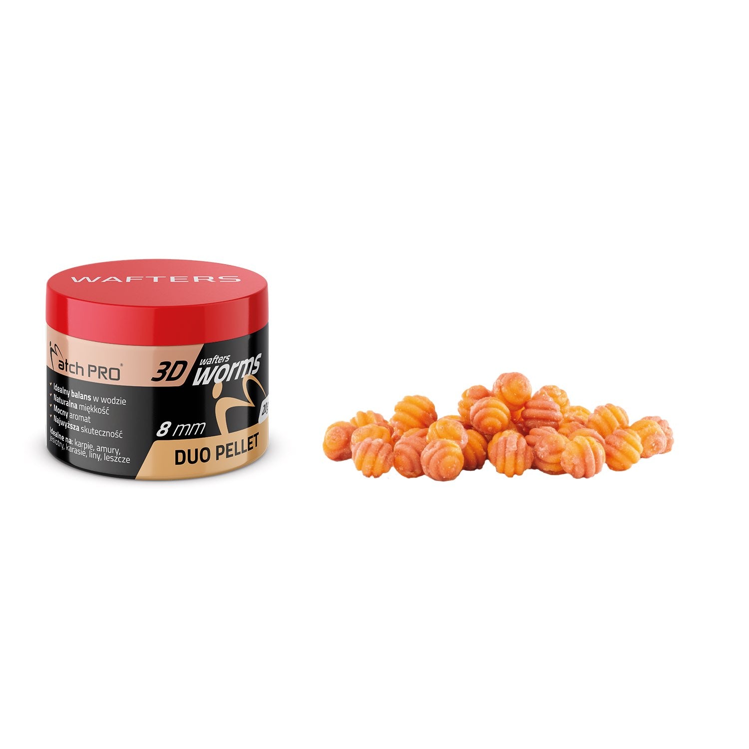 MatchPRO 3D Worms Wafters Duo Pellet