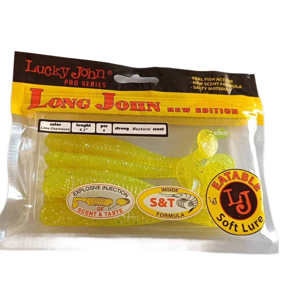 Lucky John Pro Series Long John Lime Chartreuse detail 2