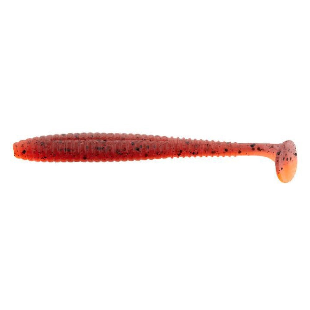 Lucky John Pro Series S-Shad Tail Red Fire Tiger