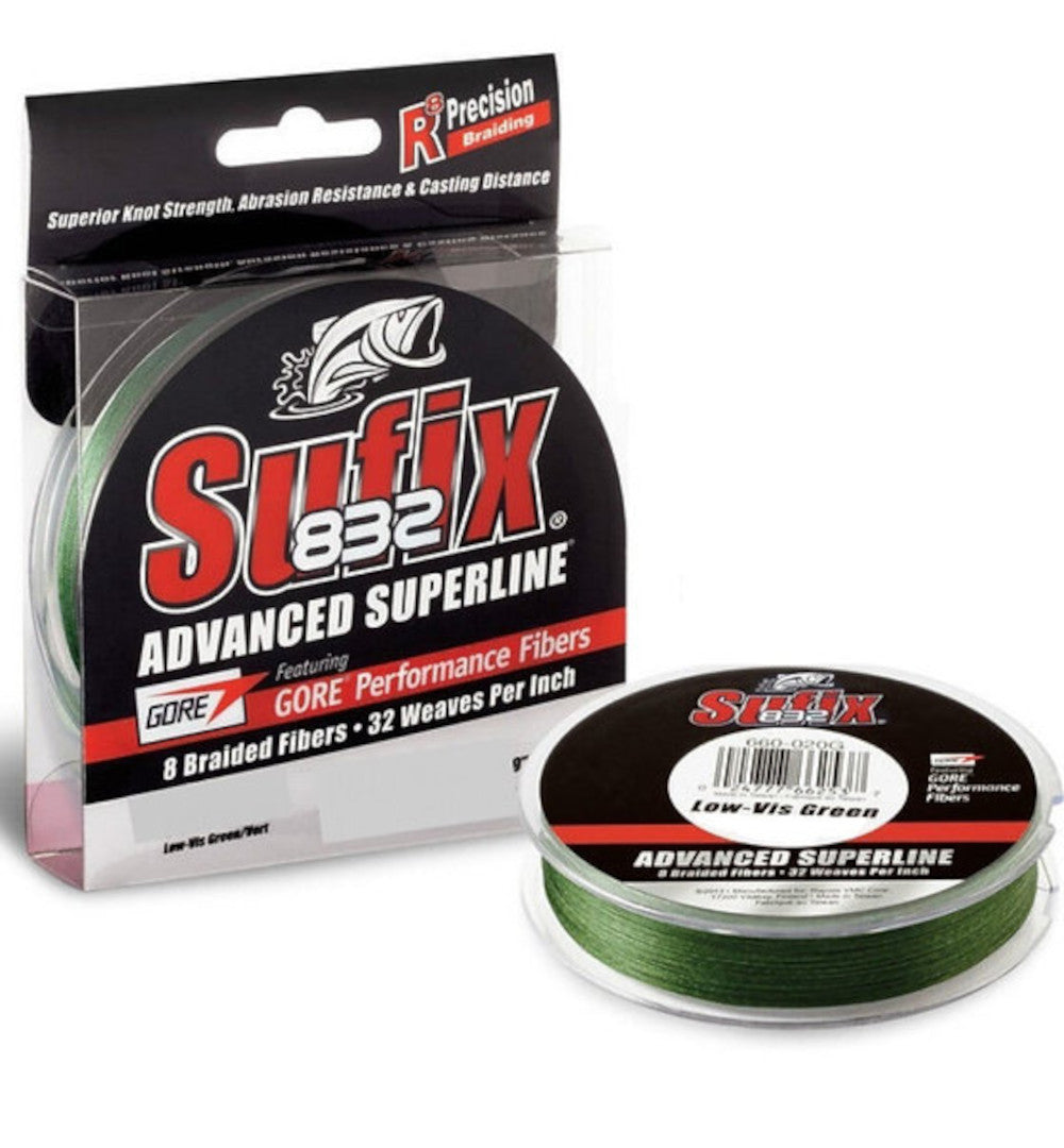 Sufix 832 Advanced Super Braided Line 120m Green