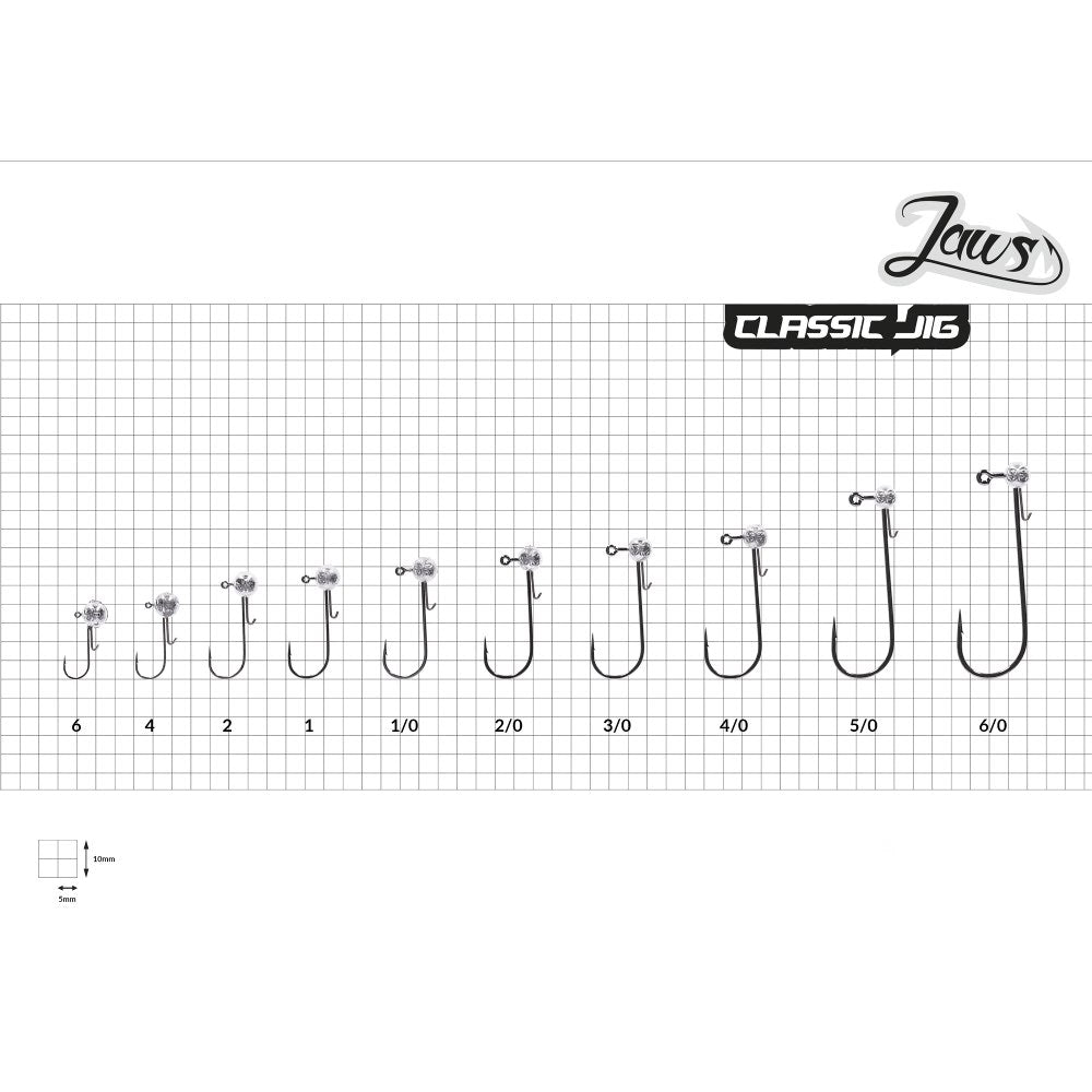 Mikado Jaws Classic Jig Heads 7g detail 3