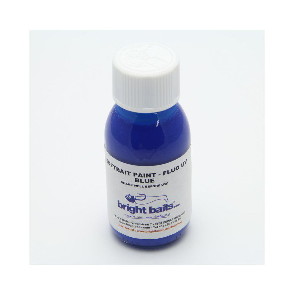 Bright Baits Soft Paint Fluo UV Blue 60ml