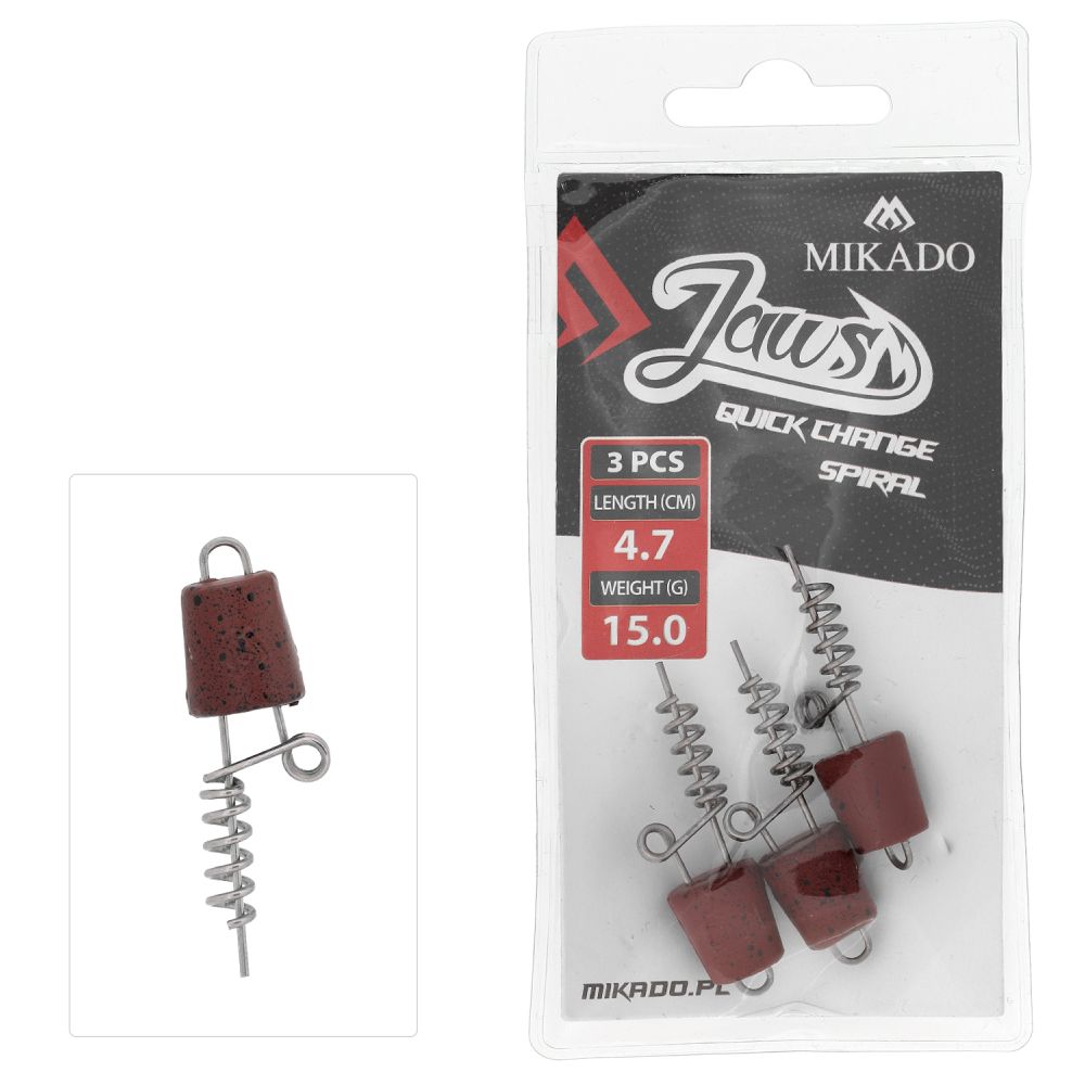 Mikado Screw Jaws Quick Change Spiral 15g 4.7cm