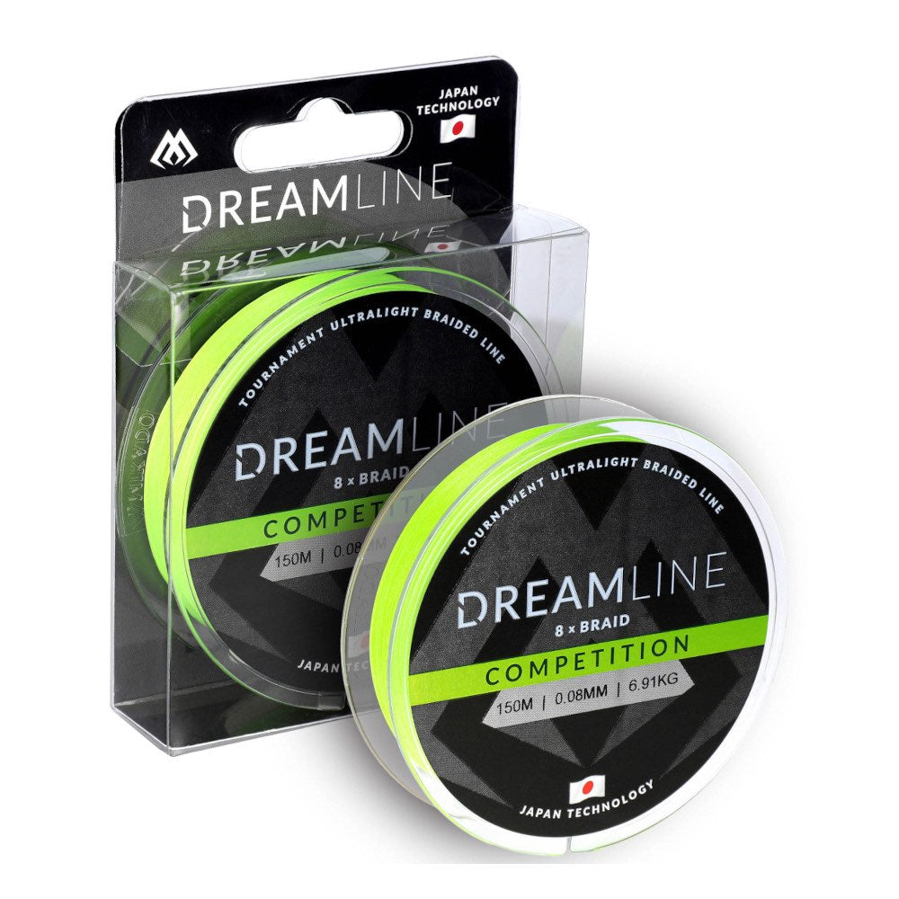 Mikado Braided Line Dreamline Competition Fluo Green 150m
