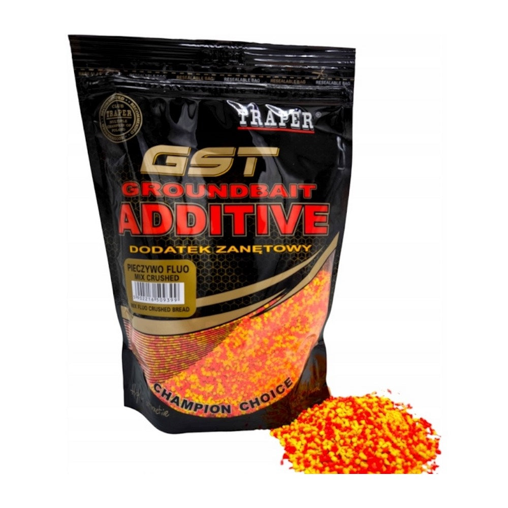 Traper GST Groundbait Additive Mix Fluo Crushed Bread
