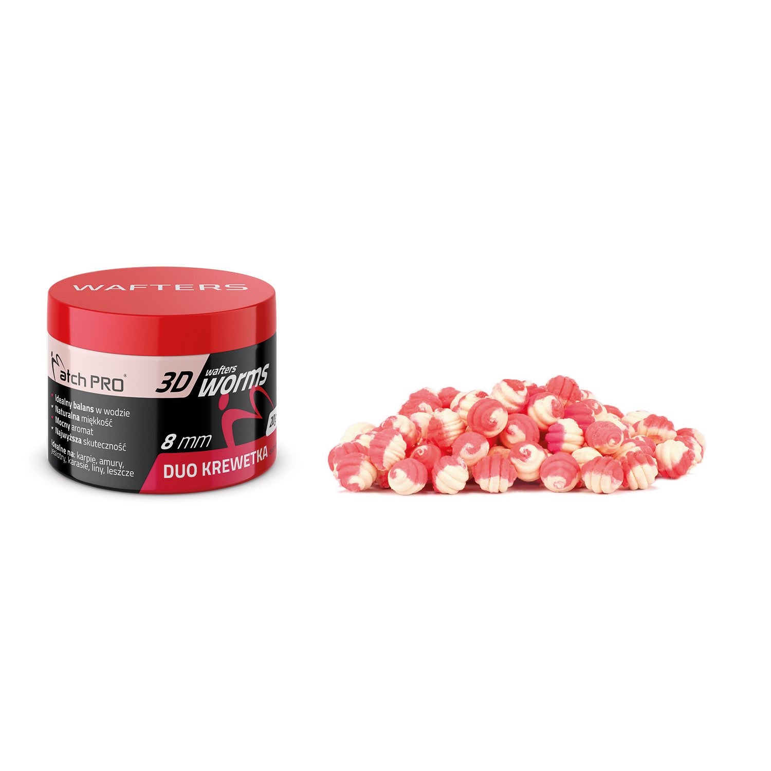 MatchPRO 3D Worms Wafters Duo Shrimp