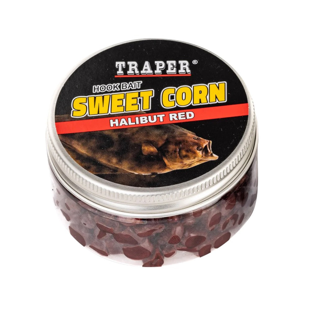 Traper Hookbait Sweet Corn Halibut Red