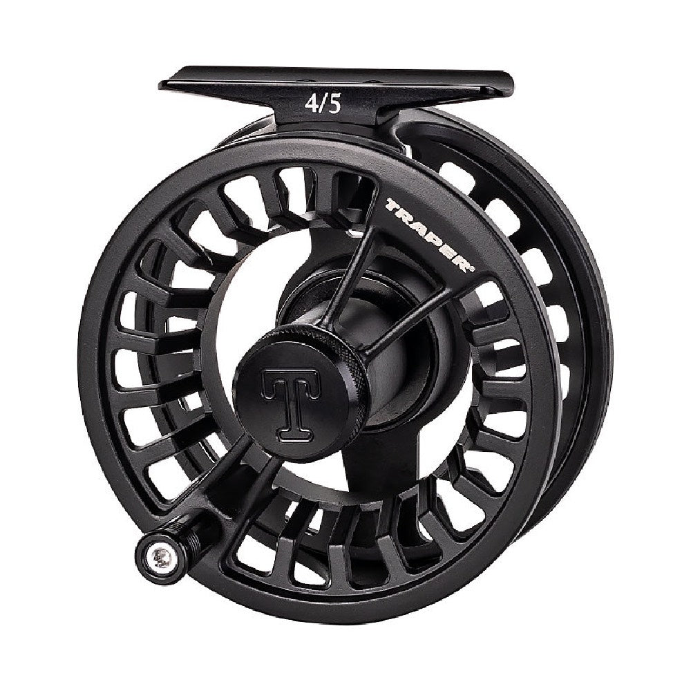 cheap fly fishing reels uk Traper Speed 4/5 Black Fly Reel – Angling.Pro