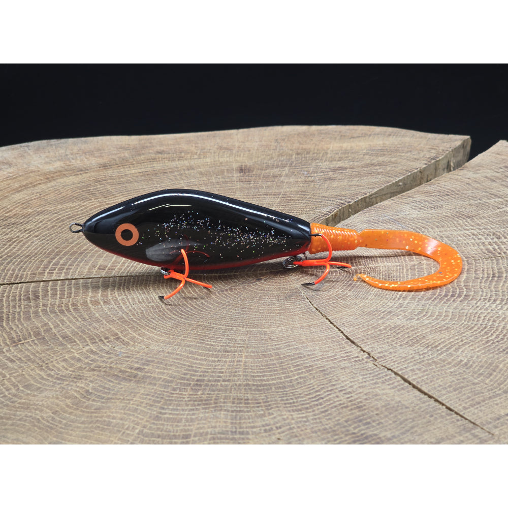 One 100Plus Lures Sting 10cm 48g Black Sheep BKK UV Hooks