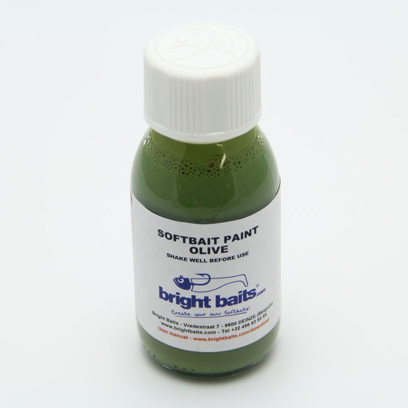 Bright Baits Soft Paint Olive 60ml