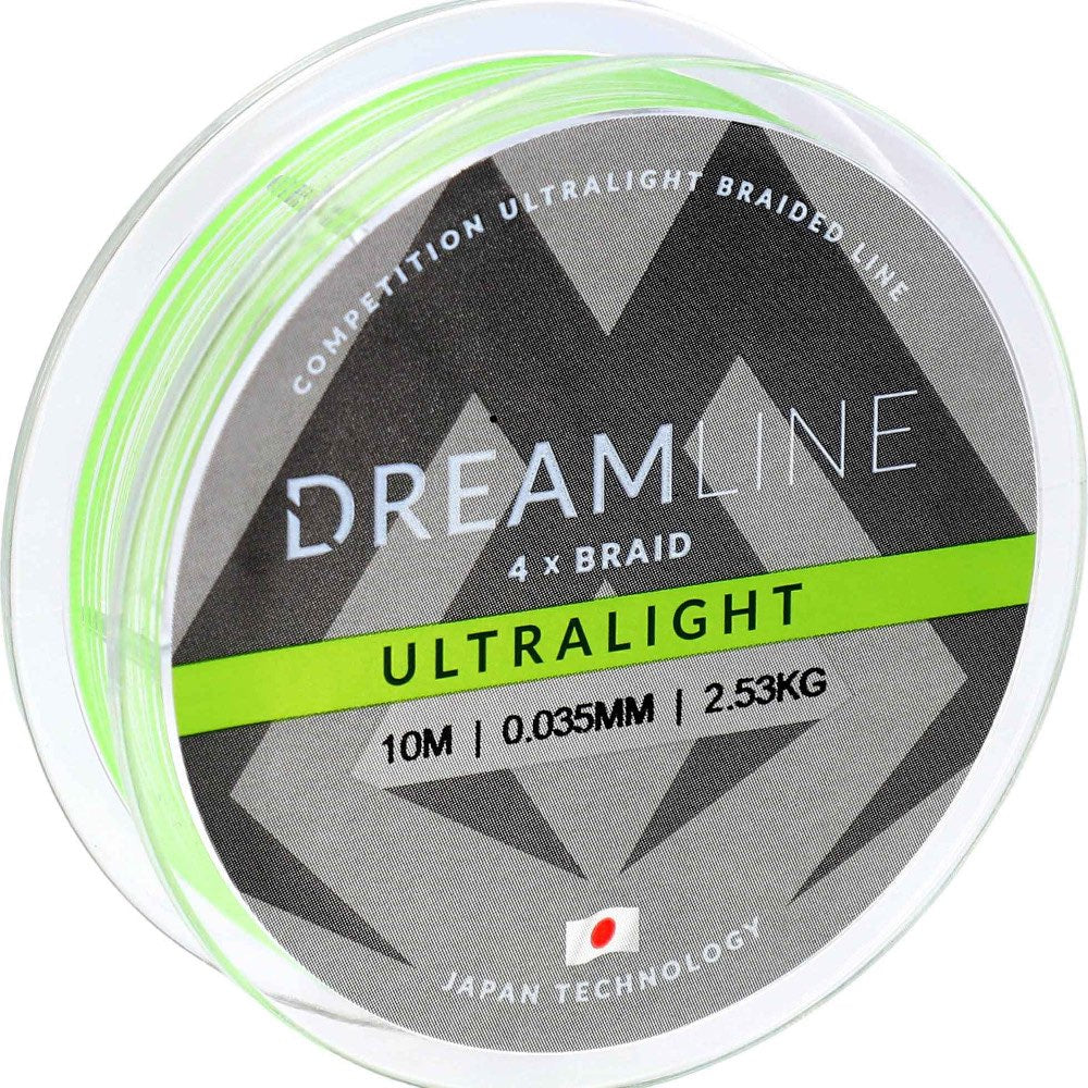 Mikado Braided Line Dreamline Ultralight Fluo Green 150m detail 2