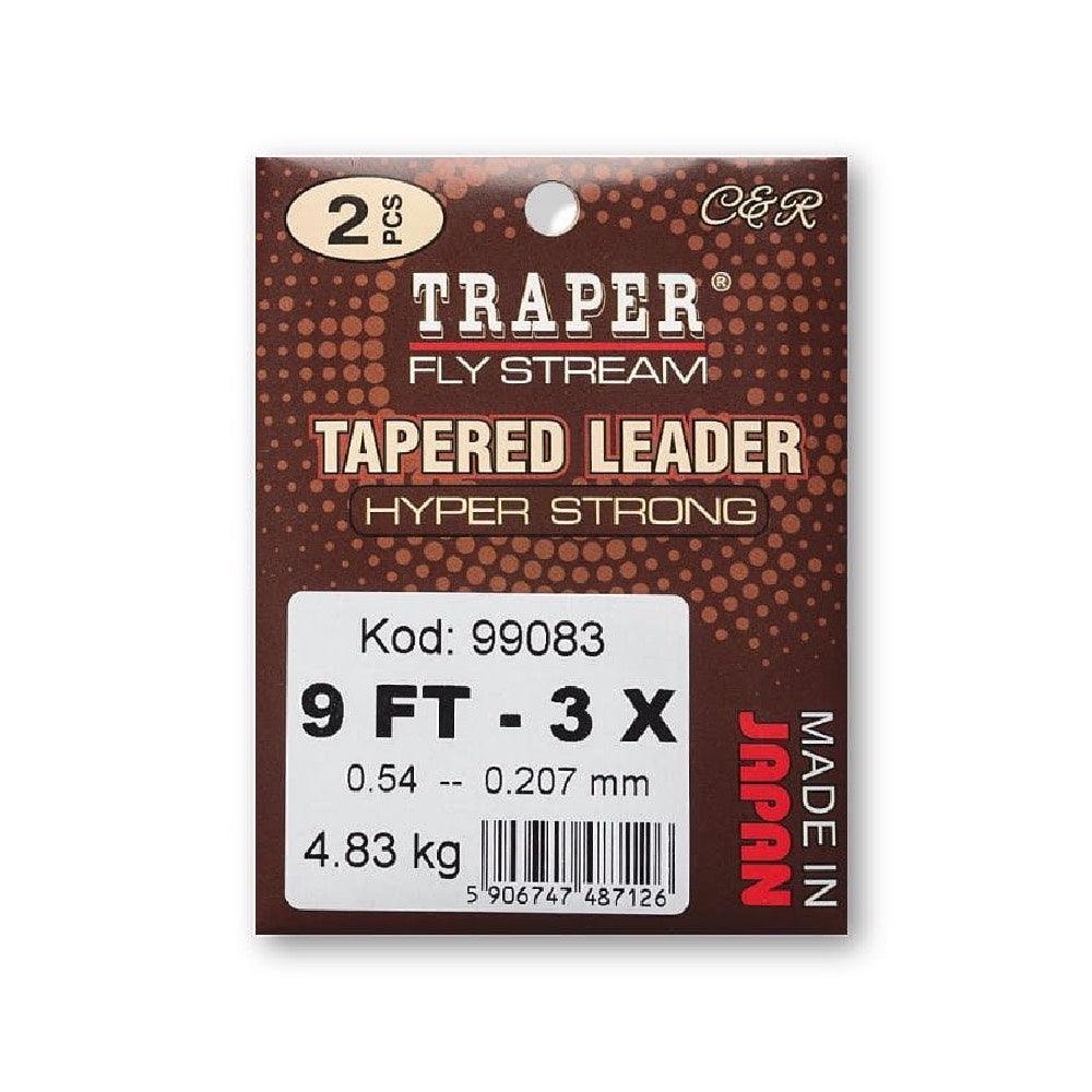 Traper Fly Stream Tapered Leader Hyperstrong