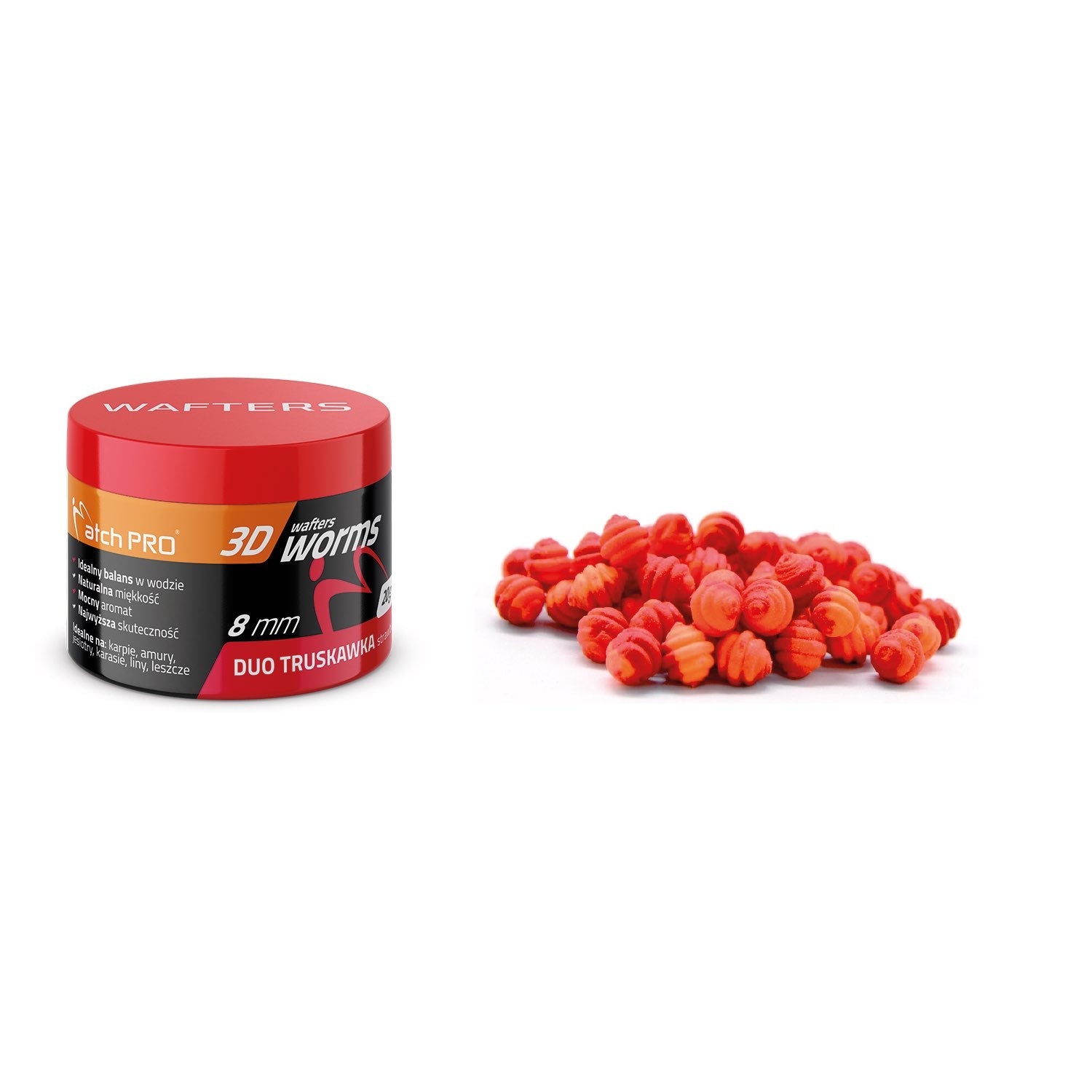MatchPRO 3D Worms Wafters Duo Strawberry