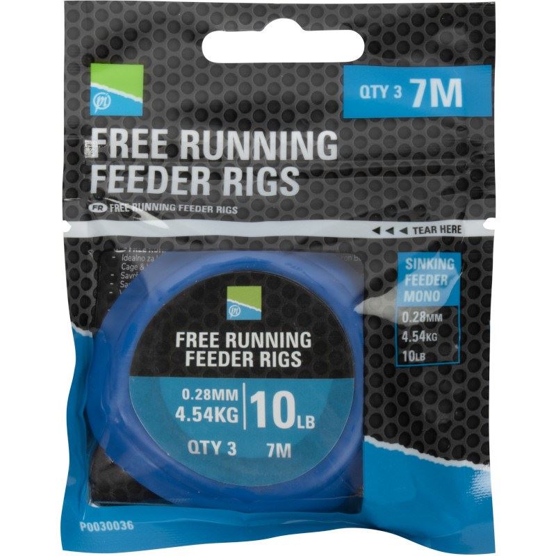 Preston Innovations Free Running Feeder Rigs 3pcs