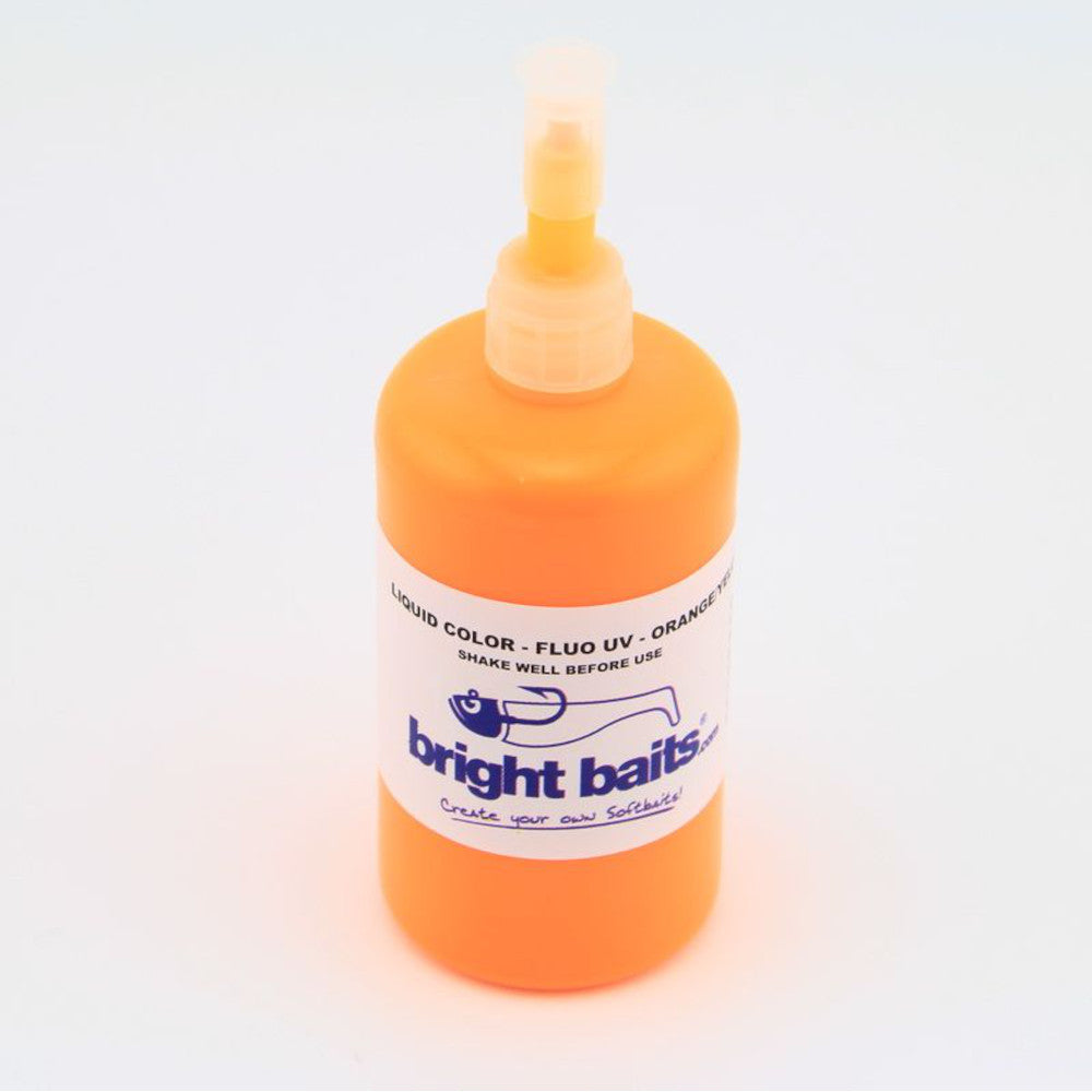 Bright Baits Liquid Plastic Colour Fluo UV Orange/Yellow 35ml