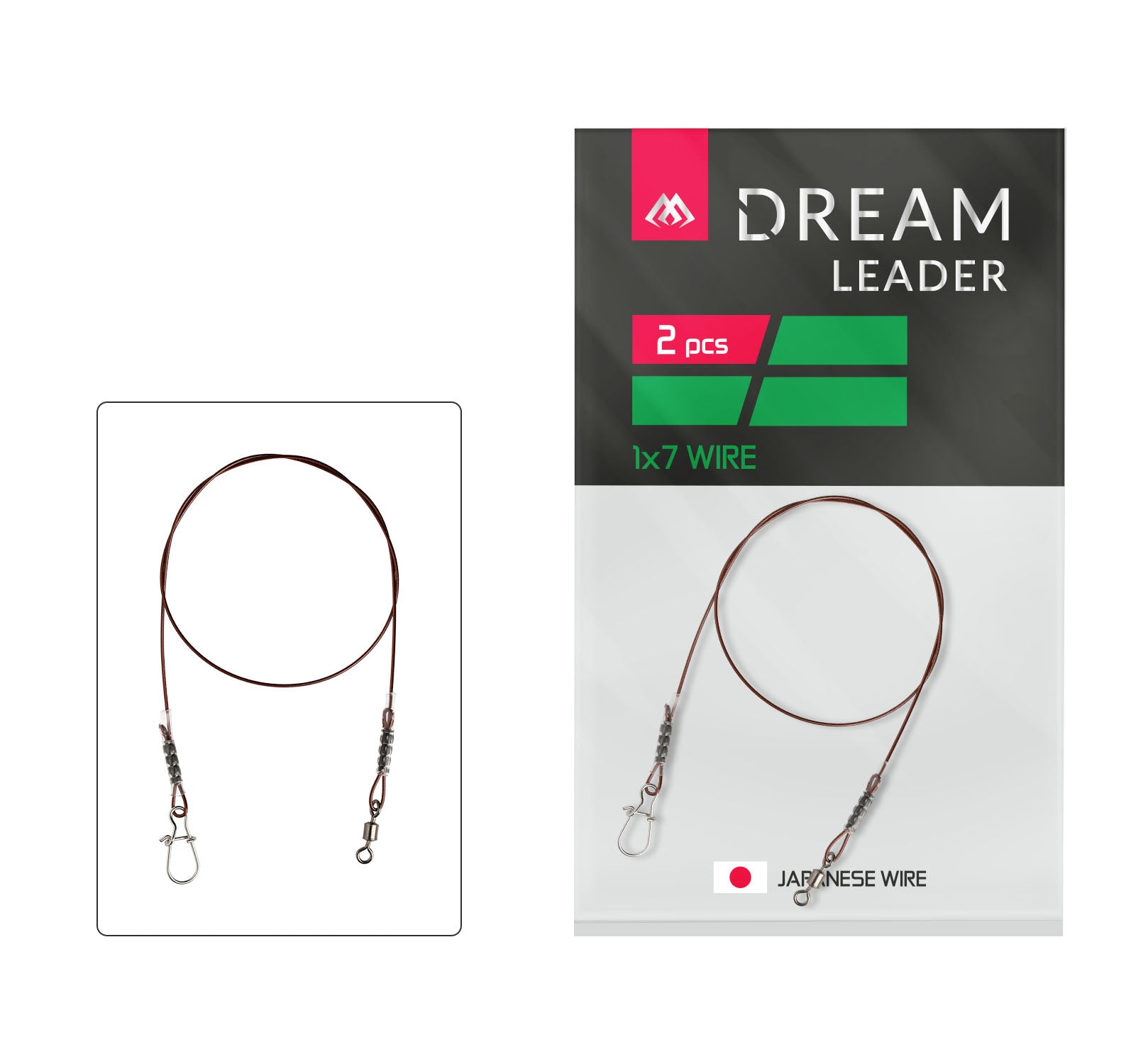 Mikado Dream Leader 1x7 Surflon 2pcs