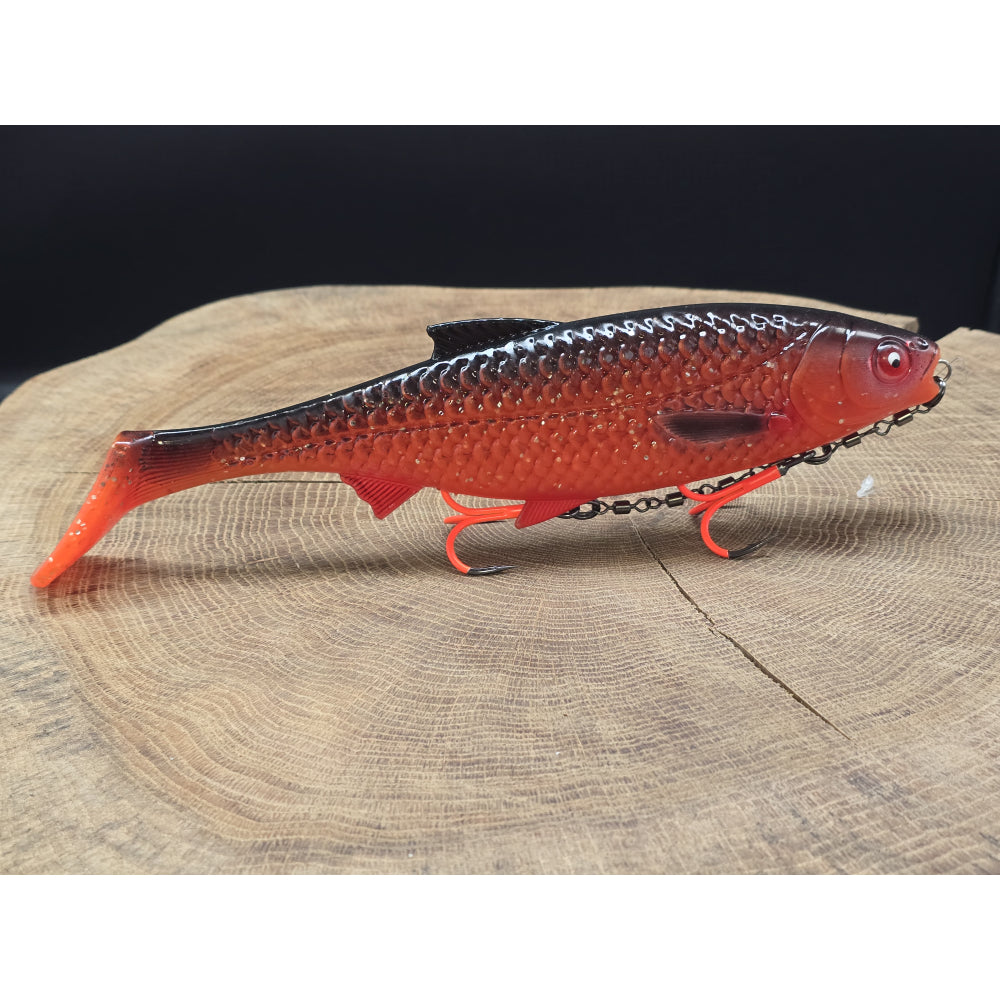 One 100Plus Lures Instinct Orange Roach 27cm / 200g BKK UV Hooks
