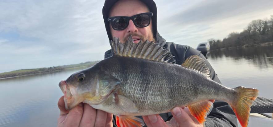 Perch Fishing Lough Erne in Late March - Depth, Lures and Technique