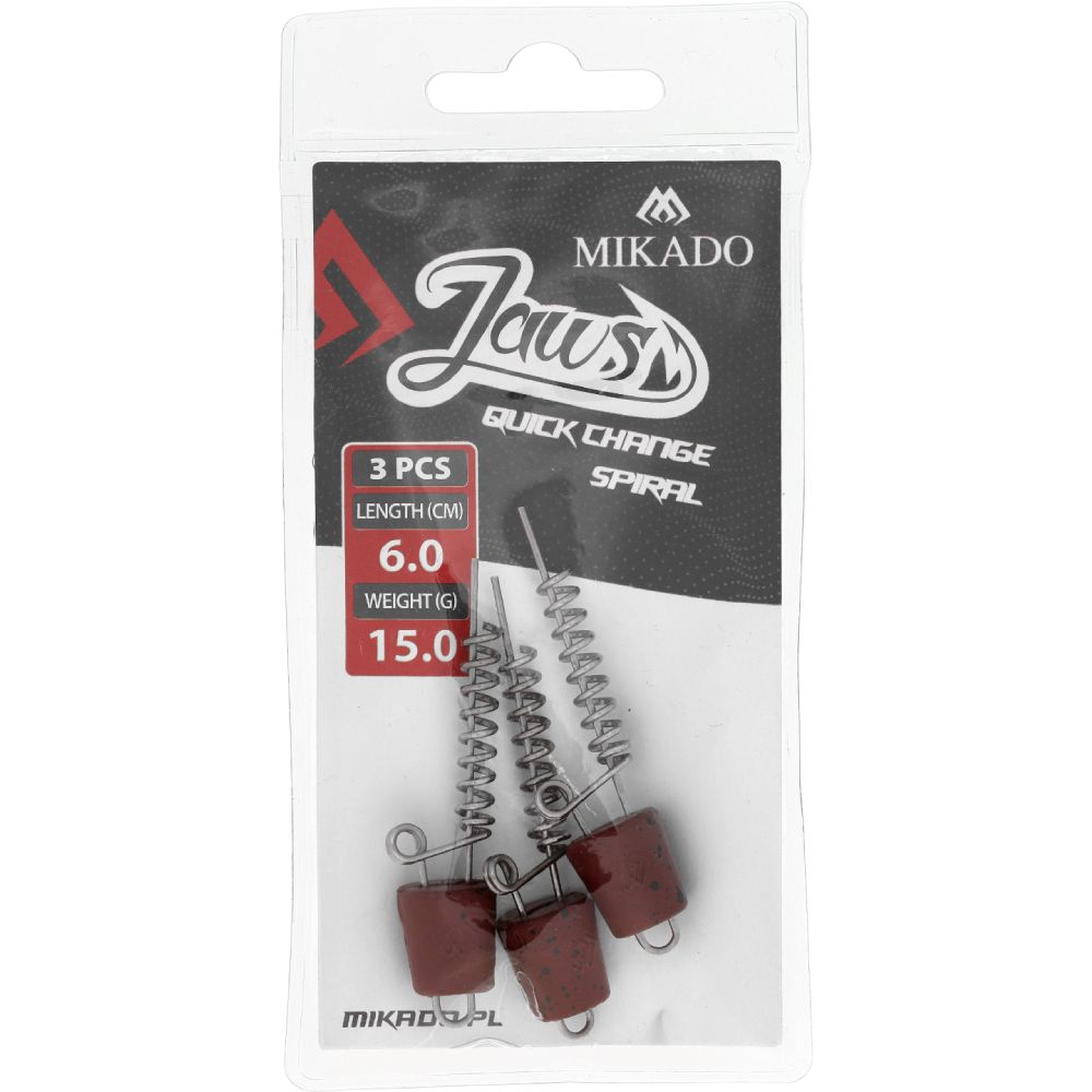 Mikado Screw Jaws Quick Change Spiral 15g 6cm detail 2
