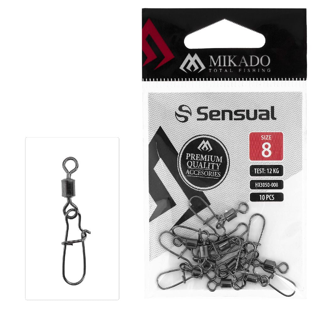Mikado Roller Swivel with Fastlock Snap