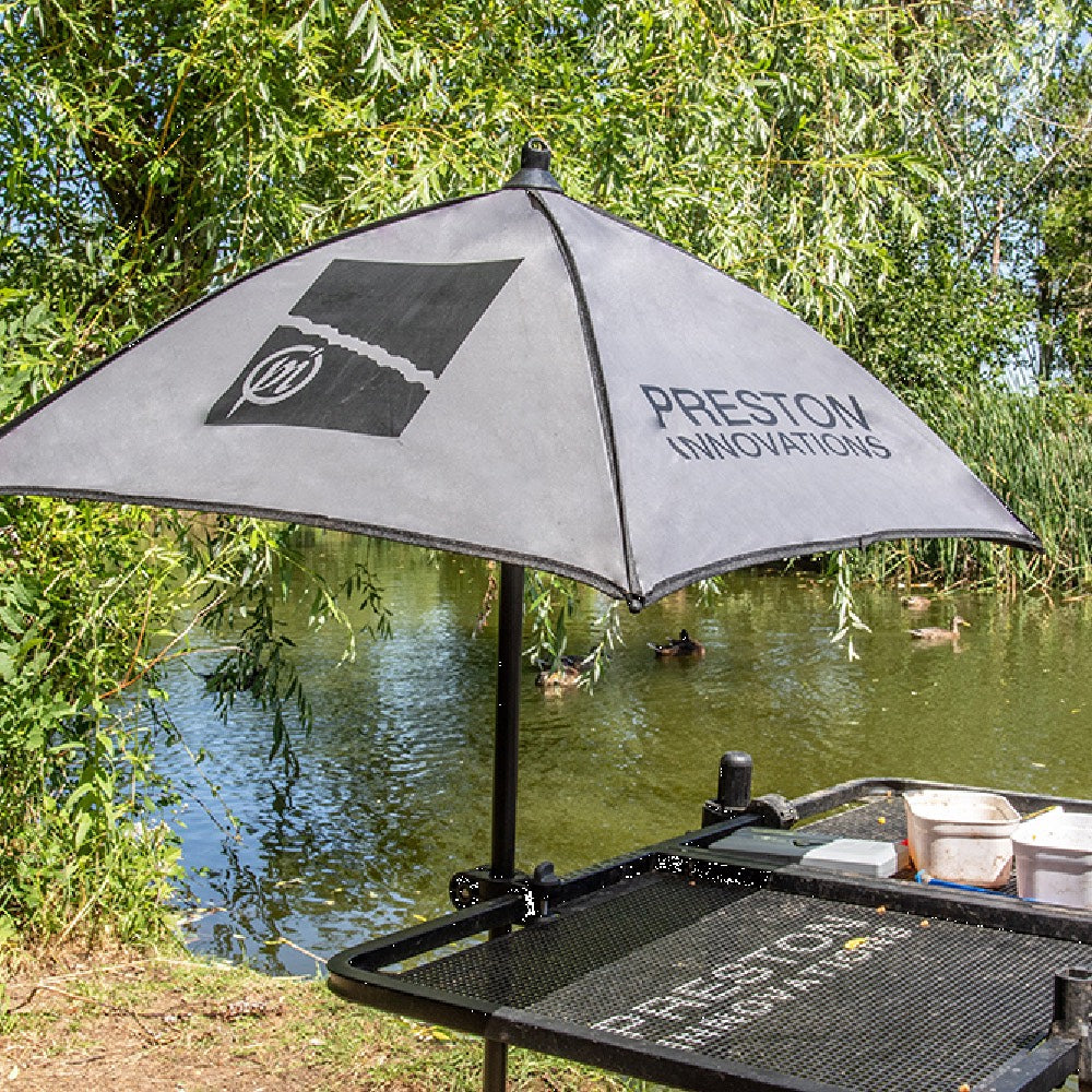 Preston Innovations Grey Bait Brolly detail 3