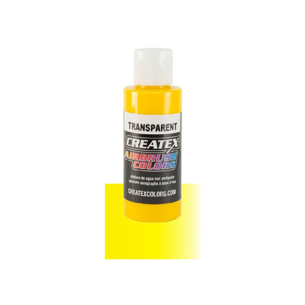 Createx Airbrush Colours Transparent Brite Yellow 60ml