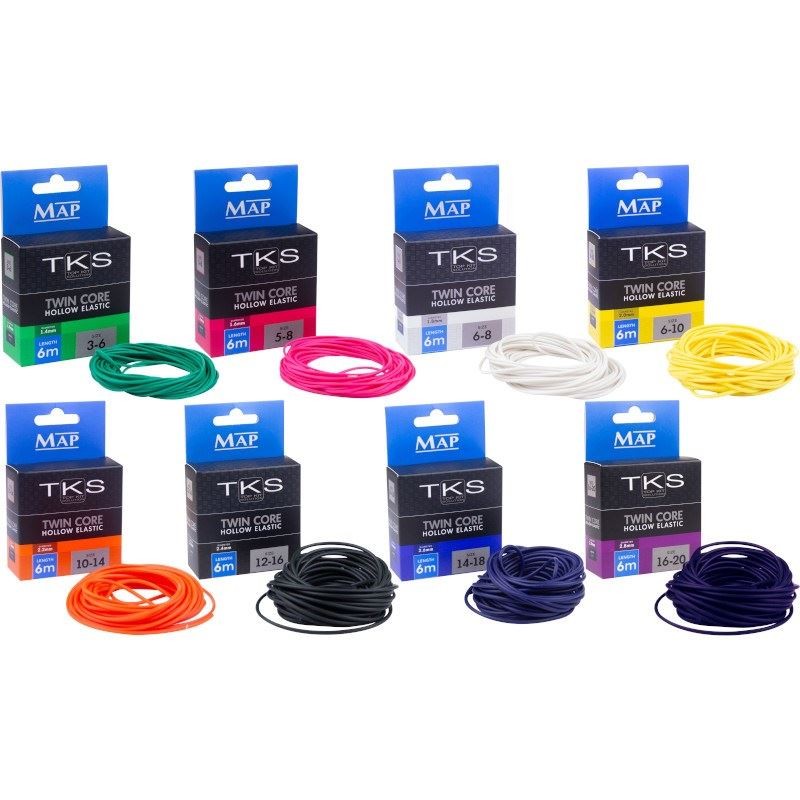MAP TKS Twin Core Hollow Elastic 6m White 6-8/1.8mm detail 2