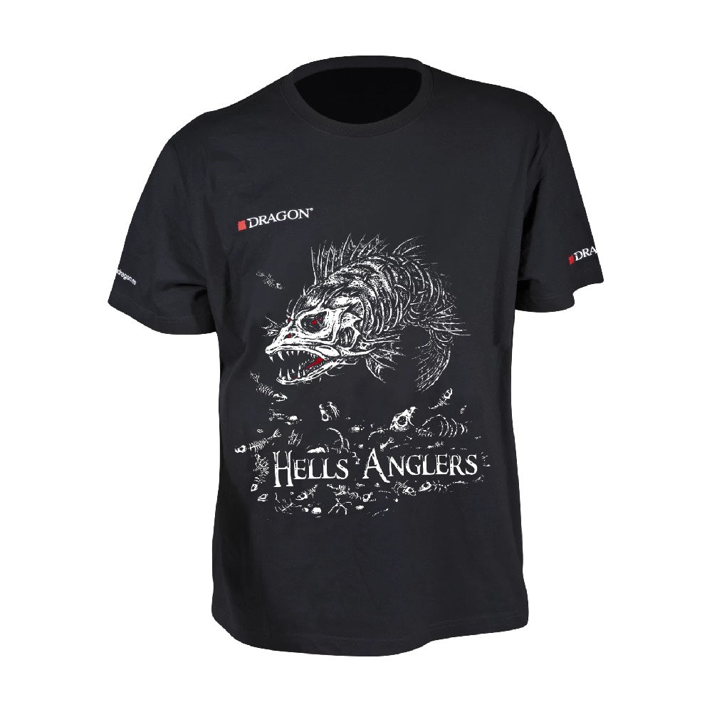 Dragon Hells Anglers T-shirt Zander Black