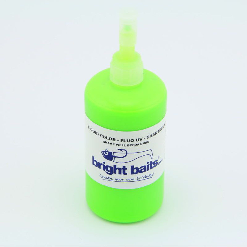 Bright Baits Liquid Plastic Colour Fluo UV Chartreuse Green 35ml