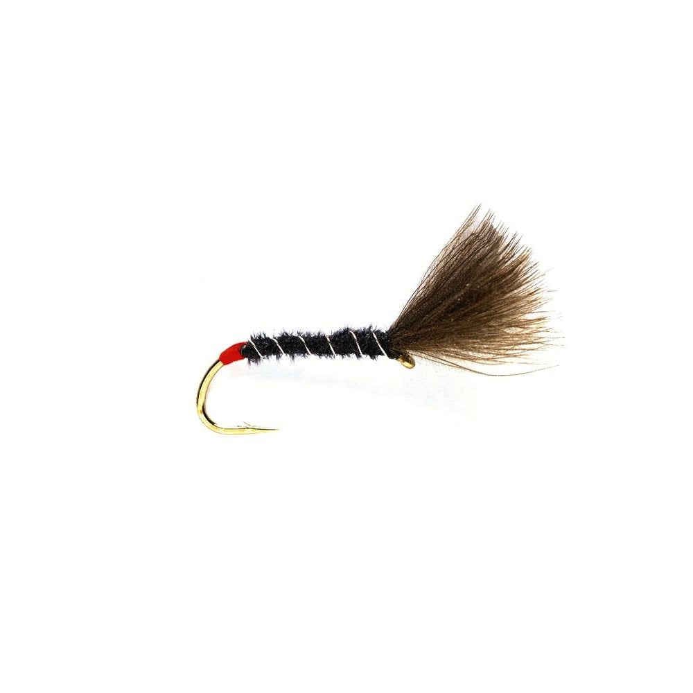 Fulling Mill Black Red Butt Dry Fly