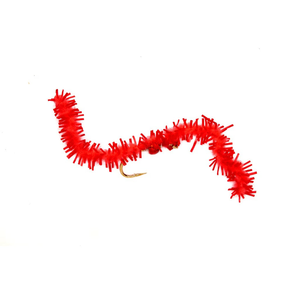 Fulling Mill Chewing Gum Worm Red Nymph Fly