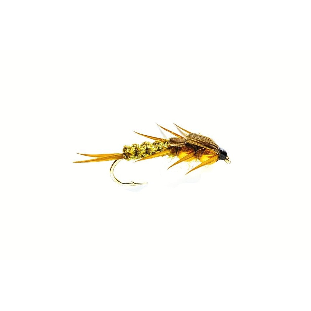 Fulling Mill Creeper Olive Gold Nugget Nymph Fly