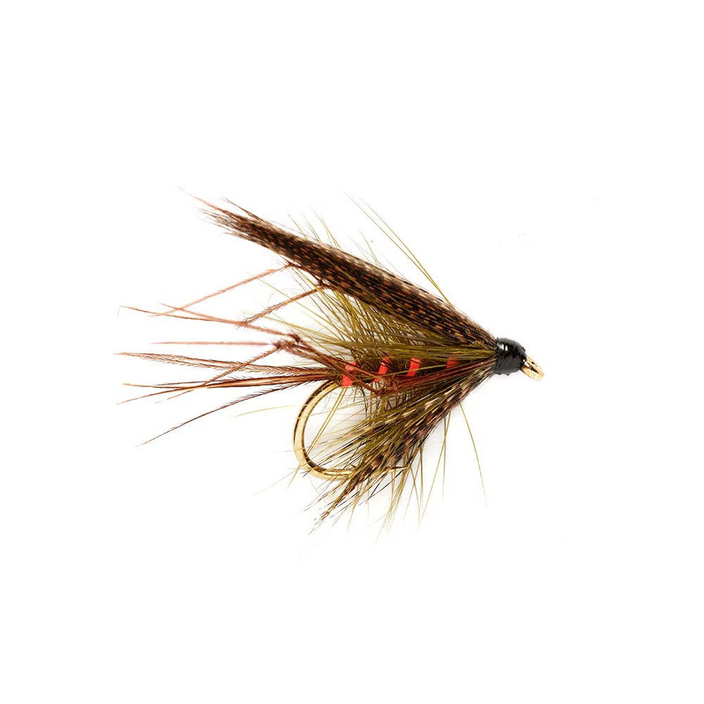 Fulling Mill Doc's Red Ribbed Sooty Dabbler Wet Fly