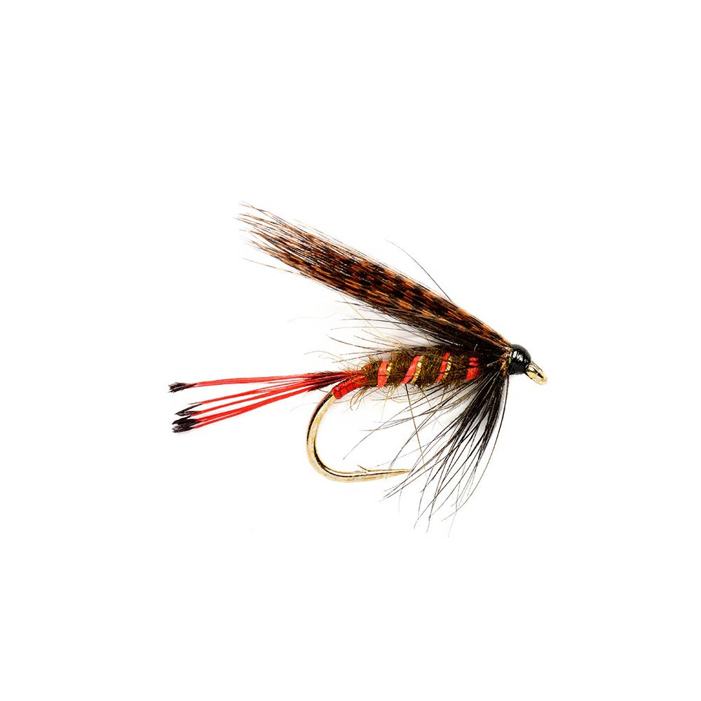 Fulling Mill Doc's Red Ribbed Sooty Wet Fly
