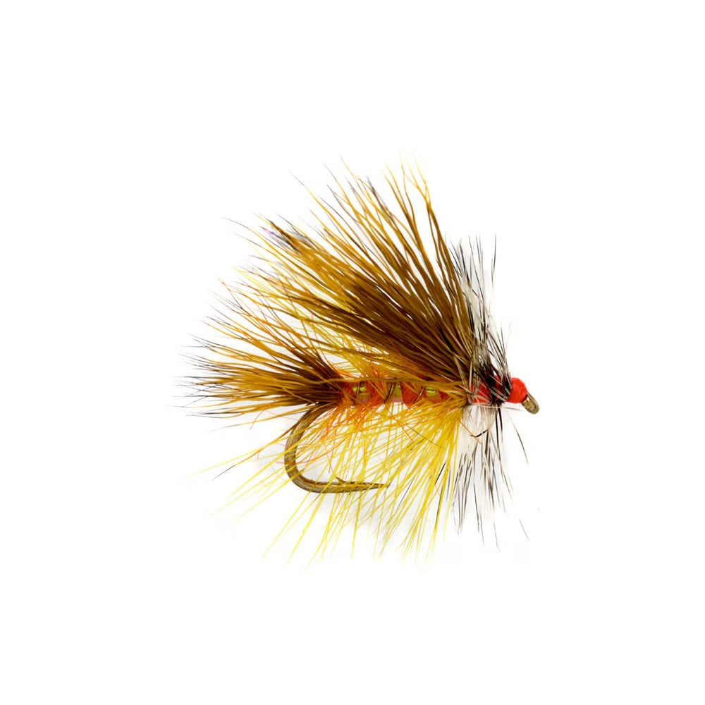 Fulling Mill Jackie's Hot Head Yellow International Stimulator Wet Fly