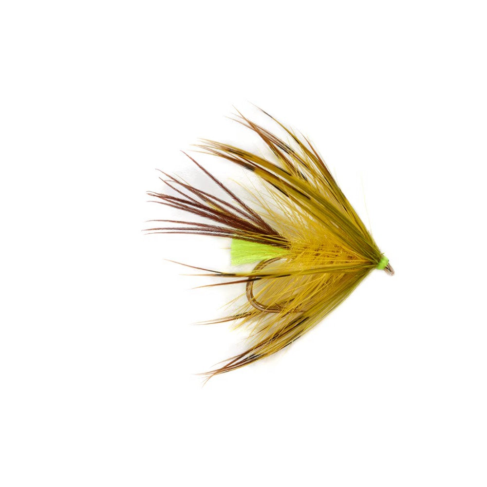 Fulling Mill Jackie's Mask Yellow May Wet Fly