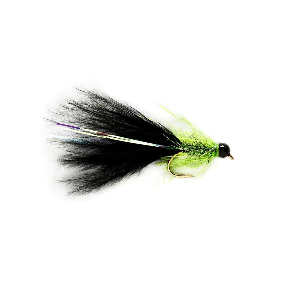 Fulling Mill Jenkins' Krystal Black Cat Taddy TH Streamer Fly