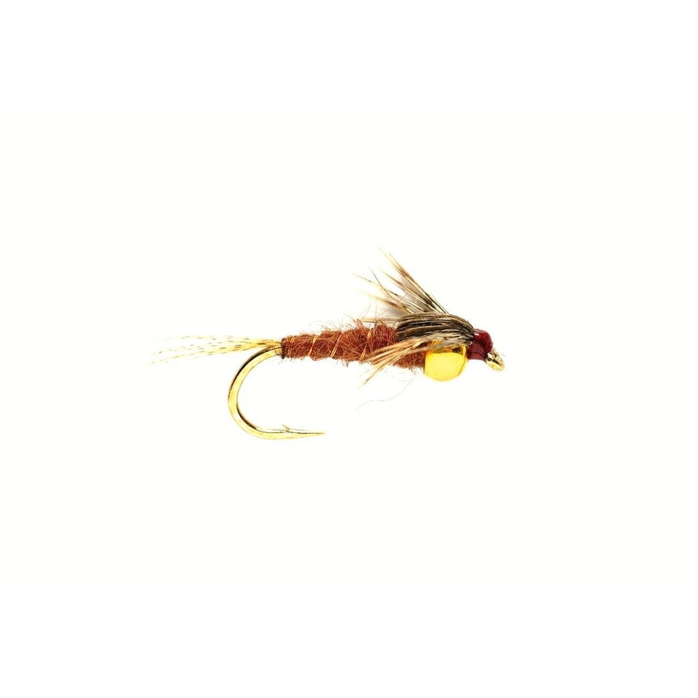 Fulling Mill Mayfly Brown Gold Nugget Nymph Fly