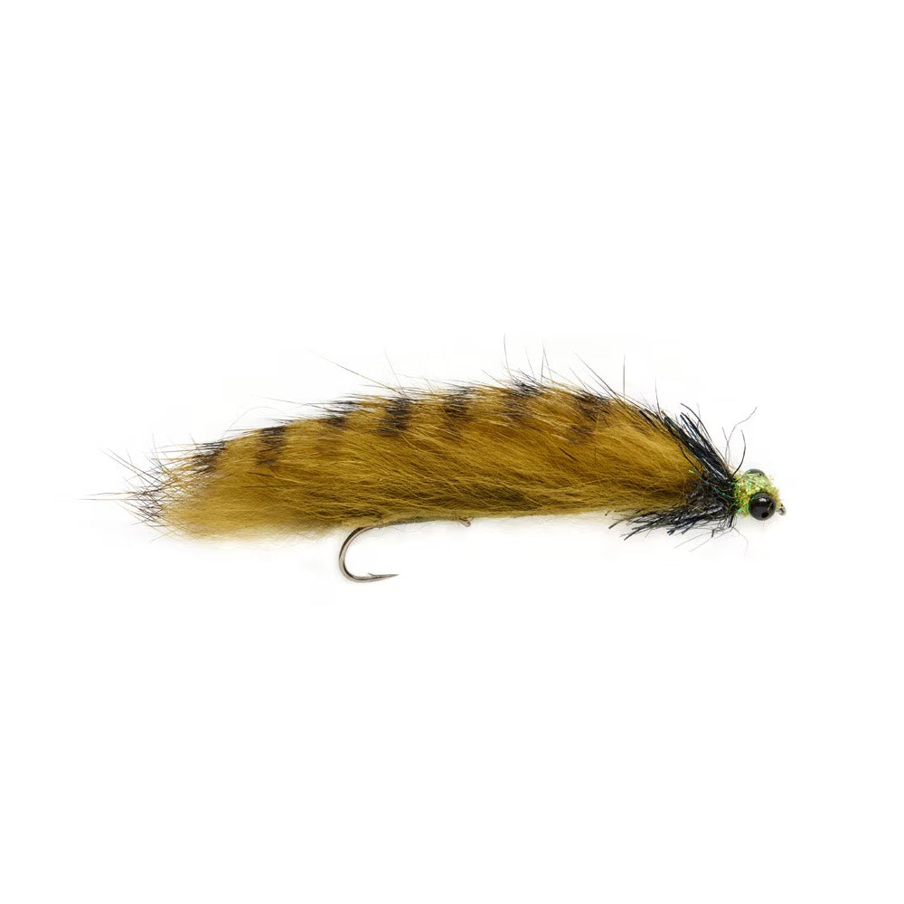 Fulling Mill Mini Weighted Snake Olive Streamer Fly
