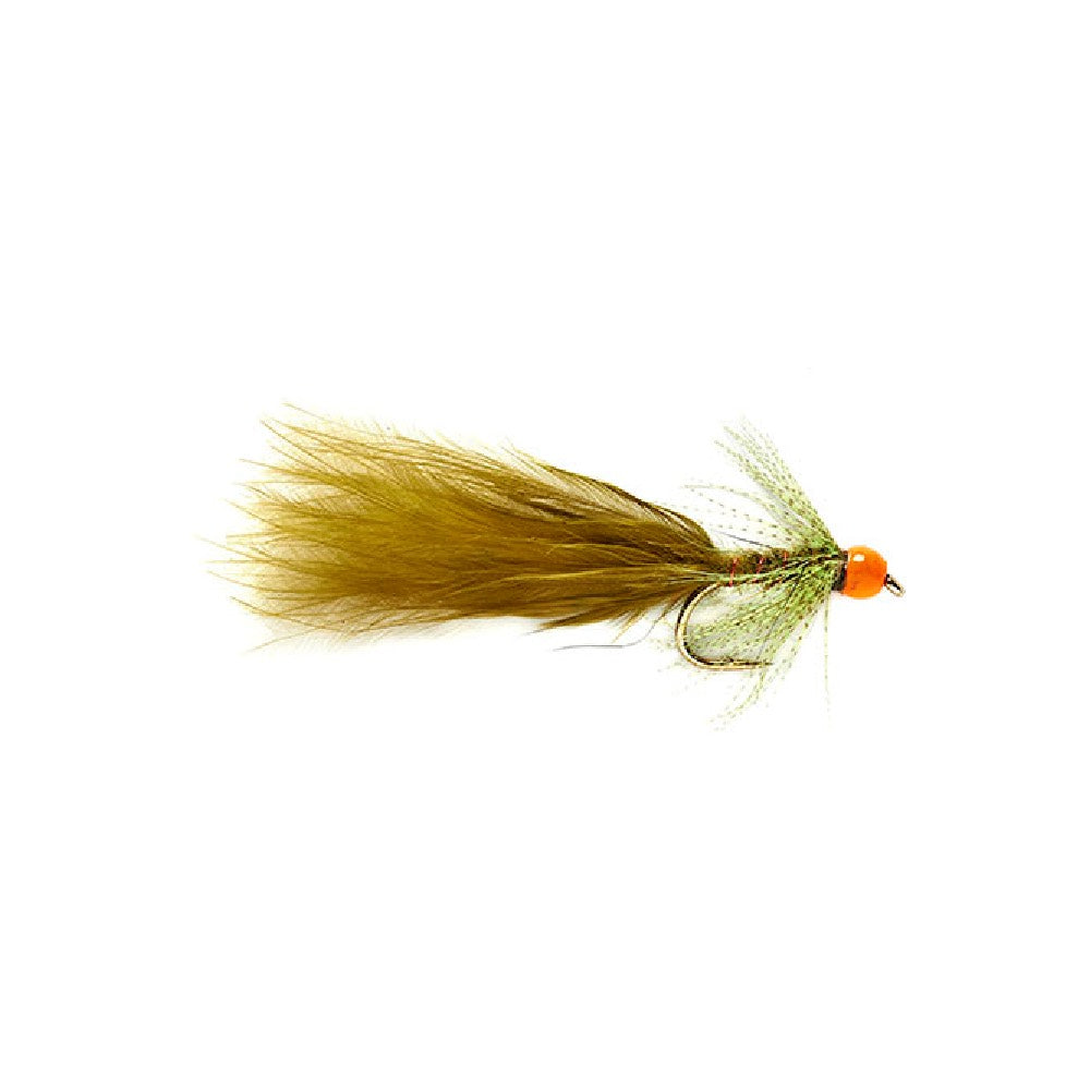Fulling Mill Orange Hot Head Damsel Nymph Fly