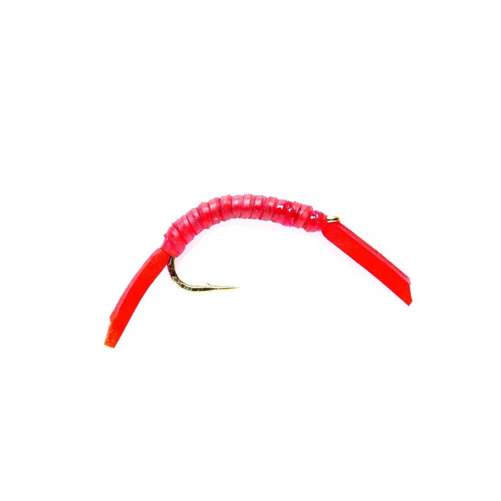 Fulling Mill Polish Rubber Worm Nymph Fly