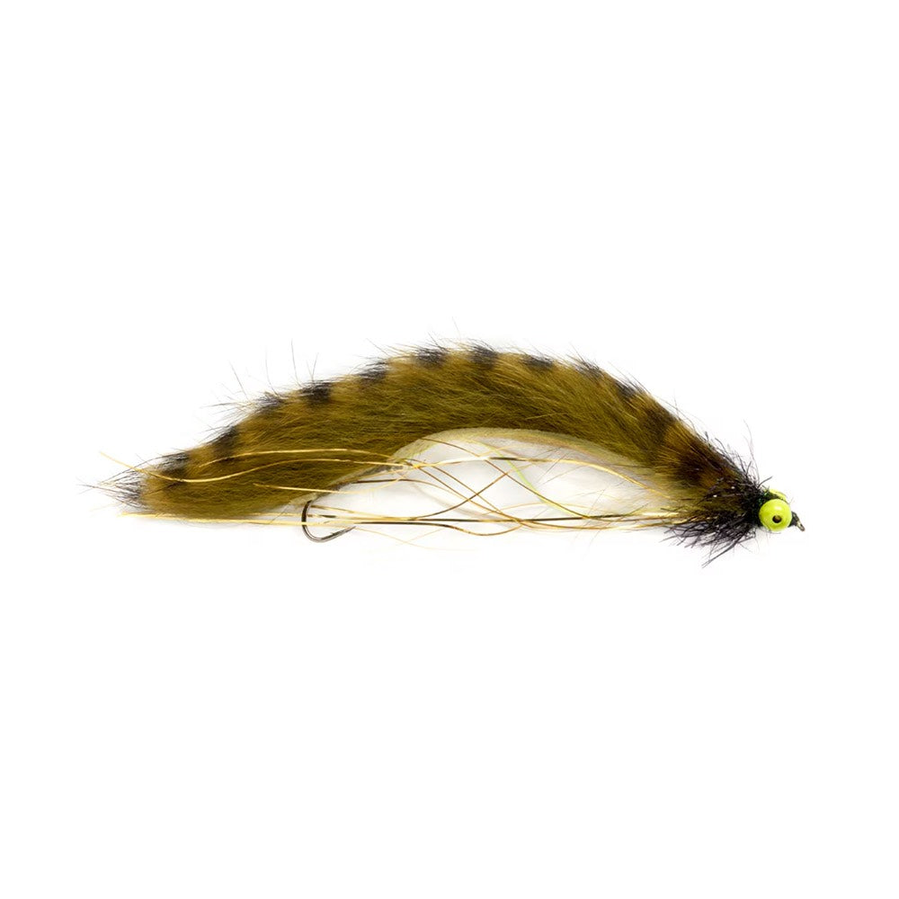 Fulling Mill Rob's Olive 'N Gold Snake Streamer Fly