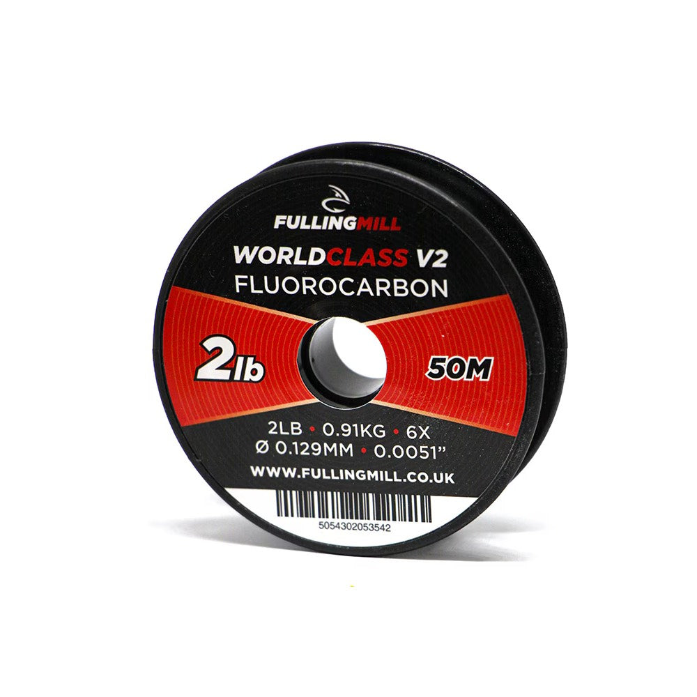 Fulling Mill World Class V2 Fluorocarbon Fishing Line 50m