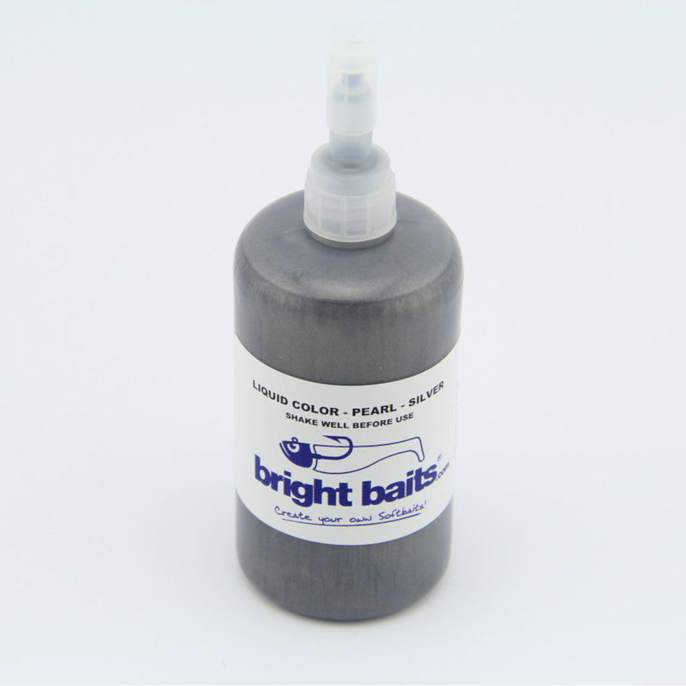 Bright Baits Liquid Plastic Colour Pearl Silver 35ml