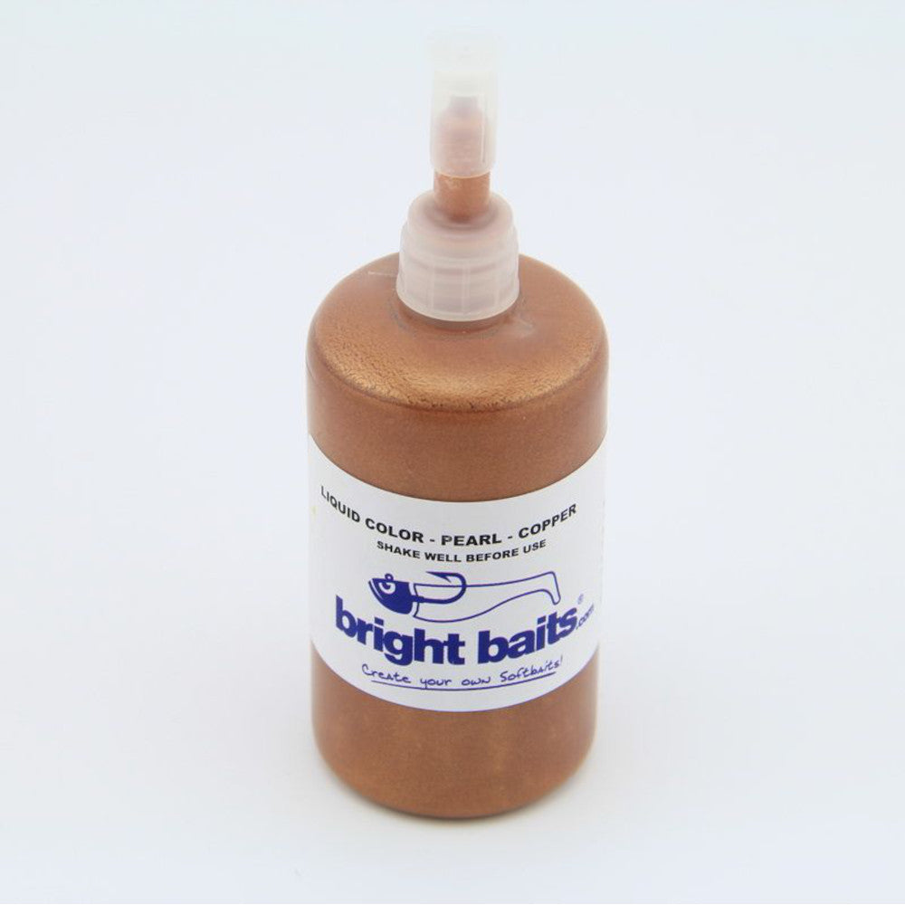 Bright Baits Liquid Plastic Colour Pearl Copper 35ml