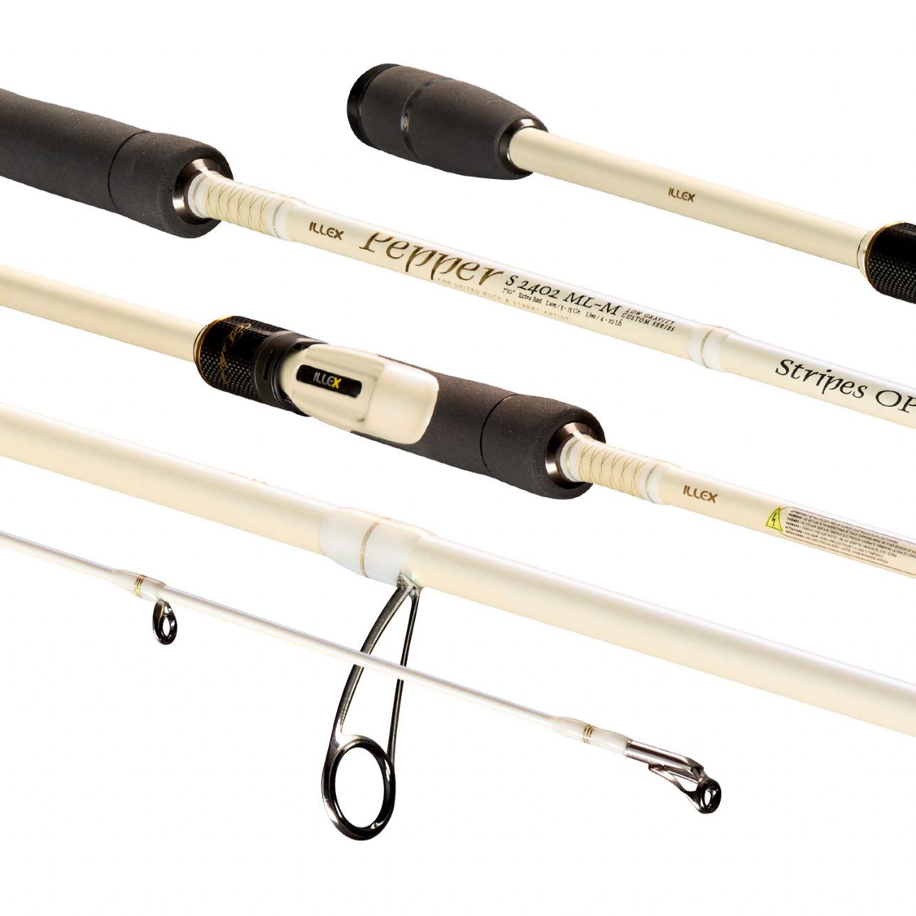 Illex Ashura Pepper X5 2402ML-M Stripes OPS Spinning Rod 3-15g