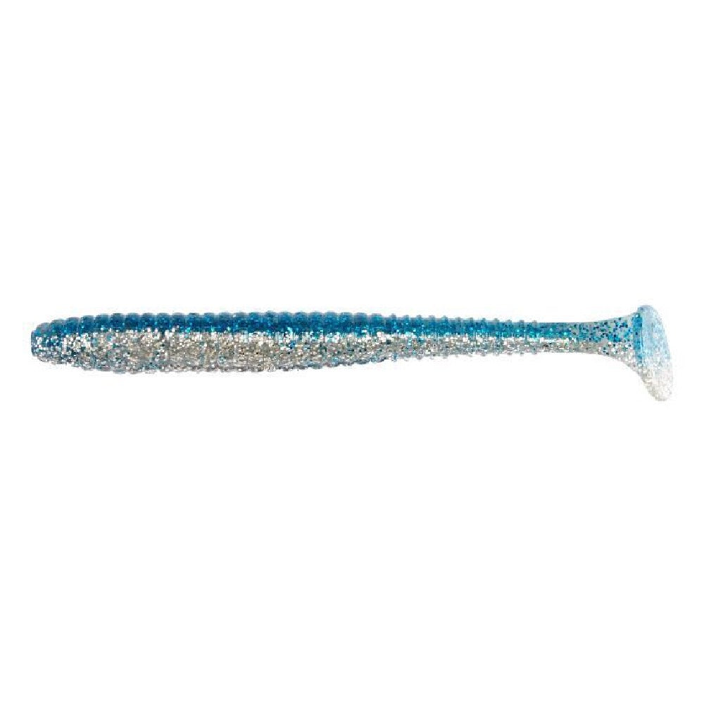 Lucky John Pro Series S-Shad Tail Crystal Blue